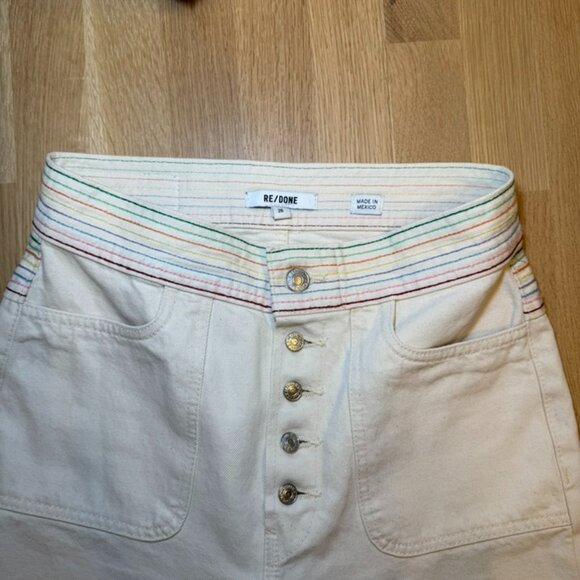 RE/DONE LIMITED EDITION: THE BLANCA JEAN IN ECRU - Picture 3 of 6